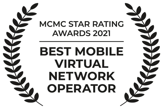 MCMC Star Rating Awards 2021 — Best Mobile Virtual Network Operator
